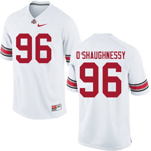 Ohio State Buckeyes #96 Michael O'Shaughnessy Men Alumni Jersey White OSU97907